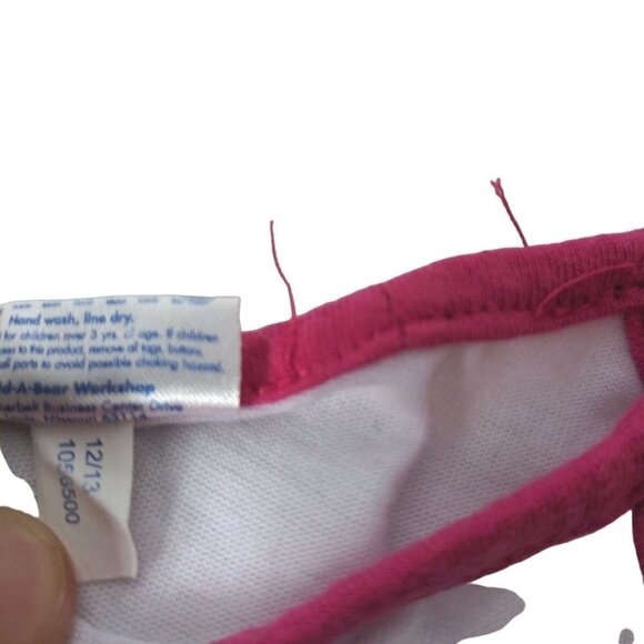 Build A Bear Workshop Princess Shirt Silver Crown Sequin Heart Jewel BAB - Picture 5 of 5